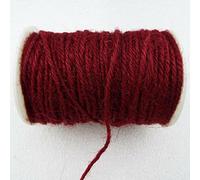 10 COLOUR 2mm Jute Cord Rope Twine String Hessian Jewellery Natural 2 4 8m+ 103, 72 Burgundy Red, 4 Metres