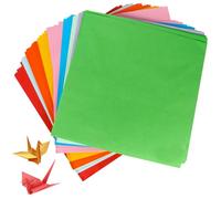 10 Colours Origami Paper 20x20CM Origami Papers 100 Sheets Drawing Paper Folding Paper Double Sided Origami Kit for DIY Arts Crafts Teachers