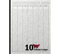 10 Column Ledger Book: 10 Column Ledger Notepad, Ten Column Columnar Pad, Accounting Ten Column Ledger Book, 120, Size 8.5"X11"( Volume-3)