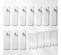 10 Command Picture Hanging Hooks with 10 Command Strips Heavy Duty, Damage-Free Wall Hooks Hold 1.8kg (4lbs), No Nails Required, Ideal for Renters, Offices & Home Decor