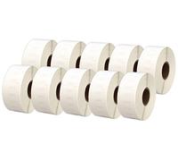 10 Compatible Rolls 11355 S0722550 19mm x 51mm Address Labels for LabelWriter 4XL 450 400 330 320 310 Twin Turbo Duo Seiko SLP 450 430 420 400 240 220 200 120 100 Pro Plus (500 Labels per Roll)