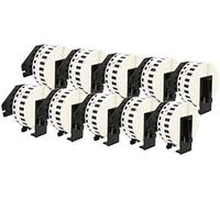 10 Compatible Rolls DK22214 DK-22214 12mm x 30.48m Continuous Address Labels for P-Touch QL-500 QL-550 QL-560 QL-570 QL-700 QL-800 QL-810W QL-820NWB QL-1050 QL-1060N QL-1100 QL-1110NWB