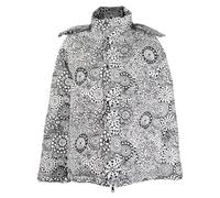 10 CORSO COMO abstract-print hooded puffer jacket - White S-M-L