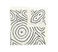 10 CORSO COMO abstract-print scarf - White One Size