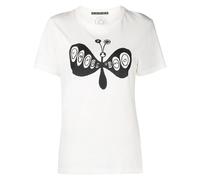 10 CORSO COMO butterfly-print short-sleeved t-shirt - Neutrals XS-S-M-L