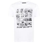 10 CORSO COMO graphic print short-sleeved T-shirt - White S-M