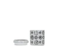 10 CORSO COMO signature circles-print ceramic scented candle (7,5cm) - White One Size