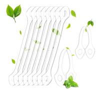 10 Count Disposable Tongue Scraper, Plastic Tongue Cleaner for Adults and Kids, Reduce Bad Breath,Promote Fresh Breath,Ergonomic Tongue Scrubber for Oral Care