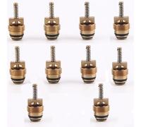 10 Count M10 A/C Valve Cores for R1234YF MT0065 1575236 Backward Compatible with R134A & R12