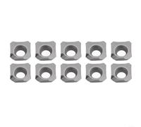 10 Count SEHT1204AFFN X83 H01 Inserts for Advanced For Aluminum and Copper Machining Techniques