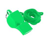 10 Counts ABS Coaches Whistle with Lanyard - Loud Safety Emergency Whistle for Coaches Referees Teachers Adults, Ice Sports Training Whistle, High Decibel Survival Whistle (ABS-Green)