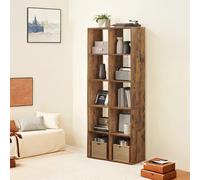 10 Cube Bookcase, Rustic Brown