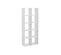 10 Cube Bookcase, White