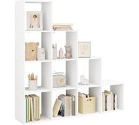 10 Cubes 4 Tier Wooden Bookcase Shelf