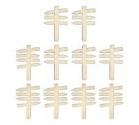 10 Decorative Signs, Miniature Creative Road Signs, Multifunctional Design, Suitable for Gardens and Botanical Gardens.