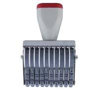 10 Digit Number Roller Stamps - Small Date Stamp Personalized Phone Number Symbol Rolling Wheel Stamp Multi-Function DIY Rubber Scrapbooking Roller Stationery Office Business Changeable Stamps