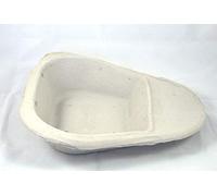 10 Disposable Cardboard Pulp 1.3L Slipper Bed Pan Liners Hospital Style