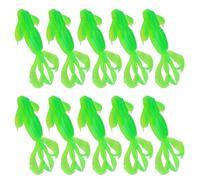 10 Divisions Robotic Shrimp Lures Veiling Hook Slot & Meditative Rhythm Realistic Scintillate Fishing Grooved Body Secret Angling Allurement