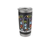10 Dragon Birthday Double Digits Stainless Steel Insulated Tumbler