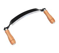 10'' Draw Knife,Draw knife debarking tool,Curved Draw Knife,Draw Shave Tool Debarking Hand Tool,ergonomic handle,simple and effortless to use,bark stripper tool