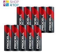 10 DURACELL PROCELL AA LR06 INTENSE ALKALINE BATTERIES 1.5V MIGNON EXP 2032 NEW