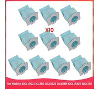 10 Dust Bags Collector Set for Makita DCL180Z DCL182 DCL182Z