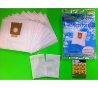 10 Dust Bag Filter Bags Vacuum Cleaner Bags Siemens: VS06G1803/03 Synchropow