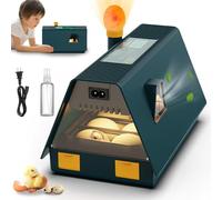 10 Egg Incubator,Automatic Digital Hatching Eggs with Fully Automatic Turner,Poultry Hatching Machine with Humidity Control Automatic Water Adding for Hatching Chicken Duck Quail Bird Eggs (Green)