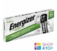 10 Energizer Rechargeable Power Plus AAA HR03 Batteries 1.2V 700mAh New
