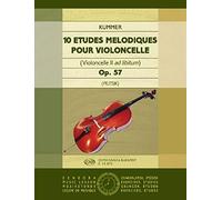 10 études mélodiques (violoncello II ad lib.) Op. 57