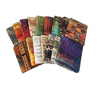 10 Fat Quarters - Tim Holtz Eclectic Elements & Abandoned Assorted Free Spirit Maps Rulers Numbers Charts Classic Quality Quilters Cotton Fabrics Fat Quarter Bundles Pre-cuts M222.17