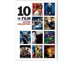 10 Film Action Collection: American Made / Atomic Blonde / Battleship / The Bourne Identity / Doom / Green Zone / Kick-Ass 2 / The Man with the Iron Fists / Smokin' Aces / Wanted (10 Dvd)