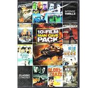 10-Film Man Cave Pack: Pandora Project, Play Dead, Adrenalin, Intense Thrills, Disaster Zone NY, Comedian Seinfeld, Summer Fling, His and hers, Airborne, Glory Daze, Battle New York
