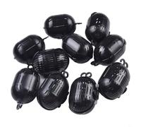10 Fishing Bait Cage, Strong Plastic Material for Long lasting Durability, Perfect for Various Fishing Methods (black)