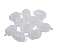 10 Fishing Bait Cage, Strong Plastic Material for Long lasting Durability, Perfect for Various Fishing Methods (white)