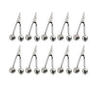10 Fishing Bell Alarms with Clips, Double Ring Sound Alerts for Enhanced Fishing Experience (004#)