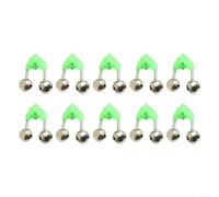10 Fishing Bell Alarms with Clips, Double Ring Sound Alerts for Enhanced Fishing Experience (007#)