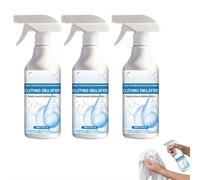 10 Fl Oz Travel Clothing Emulsifier Spray, Fly Cloth Cleanse Clothing Emulsifier Stain Remover Spray, Non Ionic Emulsifiers Cloth Cleaner for Vintage Silk & Business Suits (3pcs)