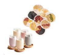 10 Flavors Soybean Meal Kit - 70g X 10 Bags, Mixed Grain Blender Ingredients For Breakfast Smoothie, Nutrient-Rich & Quick Prep