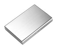 10 Folding Compartments Stainless Steel SecureCard Holder Anti-Theft Metal Wallet for Credit Cards & IDs Slim Portable Card Case Unisex Suitable for Storing Important Documents (Silver)