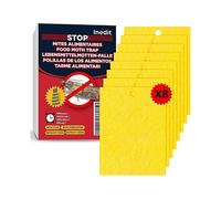 10 Food Moth Traps - Powerful Sticky Trap for Kitchen and Closet - Non-Toxic Pheromone Trap