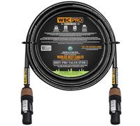 10 Foot - WBC-PRO-SPEAKER-12 AWG (2 Core Config.) - High-Purity OFC (99.99%) - Pro-Grade - High-Definition Loudspeaker/DJ/PA Speaker Cable with Neutrik NL2FXX-W-S 2-Pole Silver SpeakON Connectors