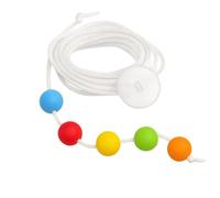 10 Foot with 5 Silicone Beads Vision Convergence Training - Convergence Insufficiency Tool - Train Vision, Athletic Performance, and More!, White