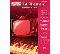 10 for $10 Sheet Music TV Themes: Easy Piano Solos