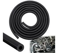 10 FT Black Rubber Tubing Flexible ID 5/32 Inch (4mm) Silicone Vacuum Tubing Hose Replacement Universal Vacuum Silicone Tube Vacuum Hose Line for Most Vehicle(5/32 Inch)