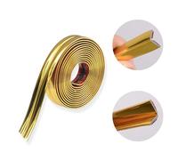 10 Ft Flexible Molding Trim,Ceiling Molding Peel and Stick,Corner Guards Wall Trim,Self Adhesive Caulk Strip for Living Room, Bedroom, Kitchen, Bathroom (Gold)
