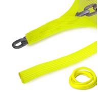10 Ft High Visibility Chain Cover Kit High Visibility Yellow Cover Safety Barrier Cover for Both Indoor and Outdoor Environment (Yellow)