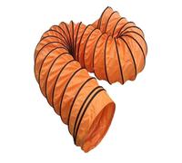 10 ft PVC Flexible Ducting Hose with Adjustable Rope and D-Ring, 150-600mm Diameter Ducting Hose for Ventilator Utility Blower Fan(60cm/300cm)