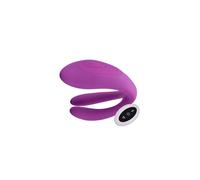 10 Function Duet Remote Control Couples Vibrator Loving Joy Purple One Size