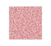 10 g TOHO Round Seed Beads Rocailles, Size 11/0, Ceylon Innocent Pink (# 145), Japan, Glass
